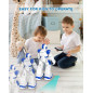 SONOMO Robot Programmable RC 2.4GHz avec Contrôle Gestuel pour Enfants 6-9 Ans - Version Améliorée Bleu/Blanc SONOMO Robot Programmable RC 2.4GHz avec Contrôle Gestuel pour Enfants 6-9 Ans - Version Améliorée Bleu/Blanc