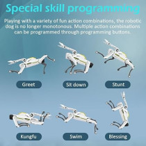 Robot Chien 8008 : Jouet Intelligent Programmable et Interactif