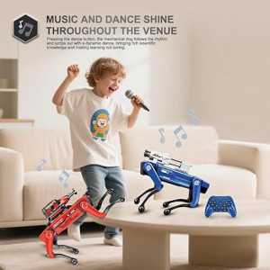 Robot Chien 8021 : AI, Voix, Télécommande, Bras Mécanique