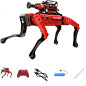 8021 Robot Chien AI avec Commande Vocale, Télécommande, Bras Mécanique, Fonction Spray, Danse STEM