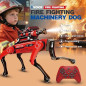 8021 AI Robot Dog with Voice Control, Remote, Spray, Mechanical Arm - Firefighting, Music Dance STEM Toy