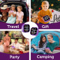 3-in-1 Electronic Tic Tac Toe Game - Handheld Travel Toy with Silent Mode, Purple, Fun for Kids & Adults 3-in-1 Electronic Tic Tac Toe Game - Handheld Travel Toy with Silent Mode, Purple, Fun for Kids & Adults