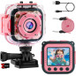 Appareil photo étanche PROGRACE pour enfants 1080P HD – Caméra vidéo sous-marine fille cadeau anniversaire Noël Appareil photo étanche PROGRACE pour enfants 1080P HD – Caméra vidéo sous-marine fille cadeau anniversaire Noël