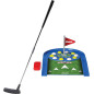 Franklin Sports Mini Putt Golf Game for Kids - Electronic Indoor Spin n' Putt with Putter & Balls
