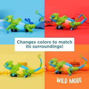 Thames & Kosmos My Robotic Pet: Coding Chameleon STEM Kit - Color-Sensing Robot for Kids 8+, Screen-Free Fun