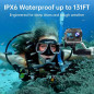 4K 60FPS Action Camera 20MP Waterproof Touchscreen 131FT Underwater EIS WiFi Remote 170° Wide Angle 4K 60FPS Action Camera 20MP Waterproof Touchscreen 131FT Underwater EIS WiFi Remote 170° Wide Angle