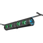 Barre de Son Bluetooth 28 Étanche RGB pour Golf Cart, 8 Haut-Parleurs HiFi 2.1, Support T Inclus