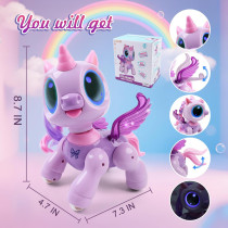 BIRANCO Robot Licorne Télécommandé - Jouet STEM Enfant 3-6 ans