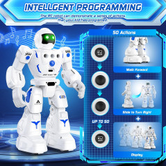 Robot Télécommandé Enfant 3-12 ans : Danse, Marche, Chante