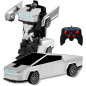 Voiture Télécommandée Transformer Cyber 2.4Ghz Déformation 360° Drift RC Robot Camion Jouet Enfant 4+ ans Voiture Télécommandée Transformer Cyber 2.4Ghz Déformation 360° Drift RC Robot Camion Jouet Enfant 4+ ans