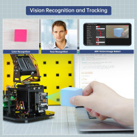 Robotic Arm 5DOF Arduino AI Smart Robot Arm Open Source STEM Educational Robotics & Programming Kit