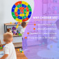 2-in-1 29 Large LED Dart Board with 12 Sticky Balls, 8-12 Games, APP Control - Indoor & Outdoor Kids Toy 2-in-1 29 Large LED Dart Board with 12 Sticky Balls, 8-12 Games, APP Control - Indoor & Outdoor Kids Toy