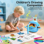 Drawing Robot for Kids Montessori Educational Toy with Voice Interaction, 100 Cards, 16 Pens & Music Gift Drawing Robot for Kids Montessori Educational Toy with Voice Interaction, 100 Cards, 16 Pens & Music Gift