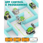 Jeu de Construction Robot IA 5-en-1, 478 Pièces, Contrôle APP & Télécommande, Cadeau Éducatif STEM 6-12 Ans Jeu de Construction Robot IA 5-en-1, 478 Pièces, Contrôle APP & Télécommande, Cadeau Éducatif STEM 6-12 Ans