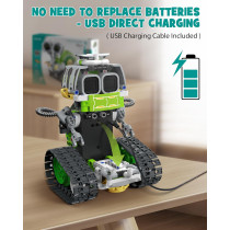 Robot STEM 5en1 à Construire 478Pcs - Cadeau Éducatif 6-12 ans