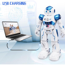Robot SGILE RC Programmable Gesture pour Enfants - Cadeau Bleu