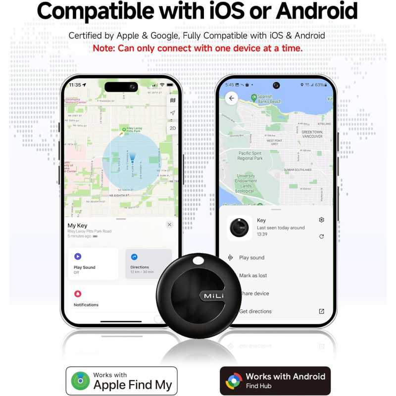 MiTag Duo Bluetooth Tracker 4-Pack – Smart Waterproof Key & Luggage Finder