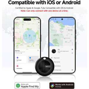 MiTag Duo Bluetooth Tracker 4-Pack – Smart Waterproof Key & Luggage Finder
