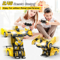 Transform RC Cars for Boys 3-8 | One-Button, 360° Spin, Flashing Lights