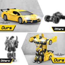 Transform RC Cars for Boys 3-8 | One-Button, 360° Spin, Flashing Lights