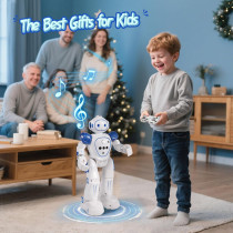 Programmable Walking, Singing & Dancing Robot Toy with Wireless Remote & Gesture Control for Kids 3-9 Years