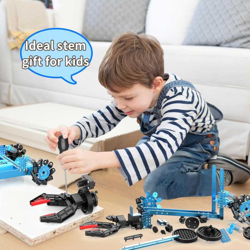 Robot Arm Kit 2 en 1 avec télécommande, cadeau idéal