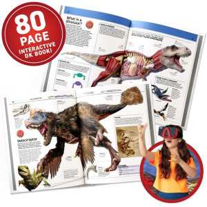 Abacus Brands VR Dinosaurs Gift Box - Interactive STEM Book for Ages 8+