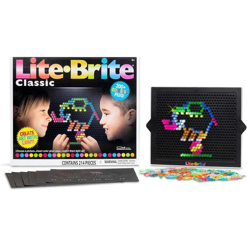 Lite Brite Classic - Jeu Retro Éducatif Lumière 4+ Ans