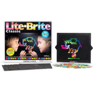Lite Brite Classic Retro Toy – STEM Art & Light Creativity for Kids 4+