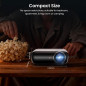 Projecteur HAPPRUN 1080P Bluetooth Full HD Portable avec Haut-parleur Intégré, Compatible Smartphone, HDMI, USB, PS5 Projecteur HAPPRUN 1080P Bluetooth Full HD Portable avec Haut-parleur Intégré, Compatible Smartphone, HDMI, USB, PS5