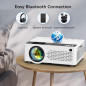 TMY 1080P Full HD Portable Mini Projector with Bluetooth, Screen, TV Stick & Smartphone Compatible for Indoor/Outdoor TMY 1080P Full HD Portable Mini Projector with Bluetooth, Screen, TV Stick & Smartphone Compatible for Indoor/Outdoor