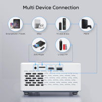 TMY 1080P Mini Projector with Bluetooth & Screen – Portable & HD Quality