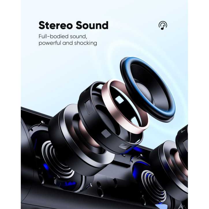 Portable Bluetooth Speaker for Men Women Teens – IPX5 Waterproof, 20H Playtime, TWS Pair, Black Portable Bluetooth Speaker for Men Women Teens – IPX5 Waterproof, 20H Playtime, TWS Pair, Black