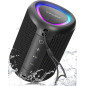 Enceinte Bluetooth Portable avec Lumières, Son Puissant, Étanche IPX5, BT 5.3, Autonomie Longue, Cadeaux Enceinte Bluetooth Portable avec Lumières, Son Puissant, Étanche IPX5, BT 5.3, Autonomie Longue, Cadeaux