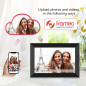 Cadre photo numérique intelligent Frameo 10,1 WiFi 32GB, écran tactile IPS 1280x800, rotation auto, partage instantané Cadre photo numérique intelligent Frameo 10,1 WiFi 32GB, écran tactile IPS 1280x800, rotation auto, partage instantané