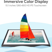 Cadre Photo Numérique 10,1 32GB Touch IPS 1280x800 Apps