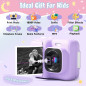 Appareil Photo Enfants 1080P avec Impression Instantanée, Carte 32GB, Papier, Cadeau Noël Anniversaire Appareil Photo Enfants 1080P avec Impression Instantanée, Carte 32GB, Papier, Cadeau Noël Anniversaire