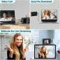 2024 4K Digital Camera 48MP Vlogging with Autofocus, 16X Zoom, 3 Flip Screen, Dual Batteries & SD Card, Black