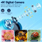 Microscope Portable 1000X pour Enfants, Écran 4K 2,4, 12 Lames, Jouet Éducatif Bleu, 3-12 Ans Microscope Portable 1000X pour Enfants, Écran 4K 2,4, 12 Lames, Jouet Éducatif Bleu, 3-12 Ans