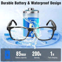 AI Translation Smart Glasses with ChatGPT, Bluetooth & UV Protection