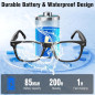 AI Translation Smart Glasses with ChatGPT, Bluetooth, 164-Language Translator, Color-Change Lens, Music & Calls
