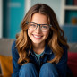 Lunettes Intelligentes AI Traduction Bluetooth Chat GPT 164 Langues, Verres Changeants, Casque Audio