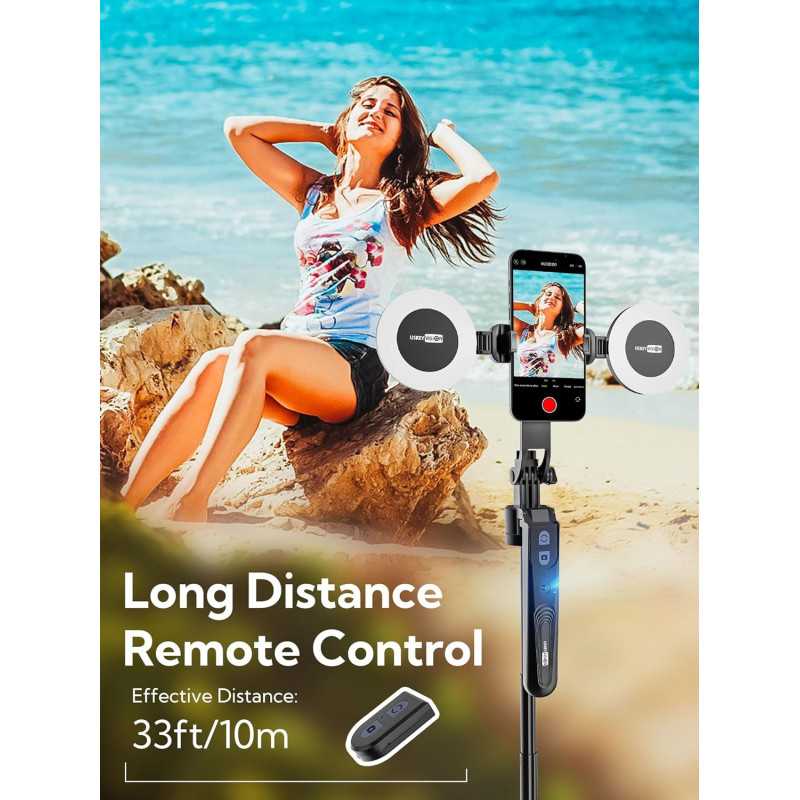 Trépied USKEYVISION Auto Face Tracking 360° avec Lumière LED