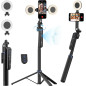 USKEYVISION Auto Face Tracking 360° Rotation Phone Tripod with Fill Light & Remote for iPhone (UTK-02) USKEYVISION Auto Face Tracking 360° Rotation Phone Tripod with Fill Light & Remote for iPhone (UTK-02)