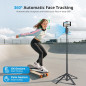 Auto Face Tracking Tripod 67 with 360° Rotation, Bluetooth Remote, Phone Holder for Vlog & Live Streaming Auto Face Tracking Tripod 67 with 360° Rotation, Bluetooth Remote, Phone Holder for Vlog & Live Streaming