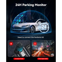 Caméra Dash REDTIGER 4K Avant-Arrière avec GPS et Wi-Fi
