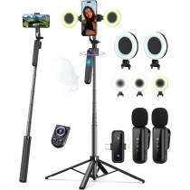 Kit Vlogging iPhone/Android - Trépied Auto 63, Micros WiFi