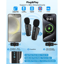 Kit Vlogging iPhone/Android - Trépied Auto 63, Micros WiFi