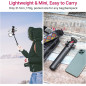 ULANZI MT-16 Trépied Mini Extensible 4 Niveaux Tête Rotative 360° Léger pour Appareil Photo et Webcam