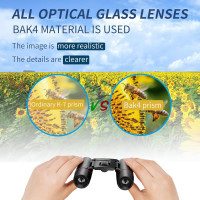 Compact HD Binoculars for Adults & Kids – Portable, Lightweight & Foldable